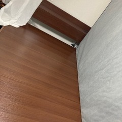 ダブルベッド　マットレス付き　美品　使用回数3回　取説ありの画像