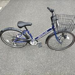 引き渡し先決定】自転車 子供 22インチ 青