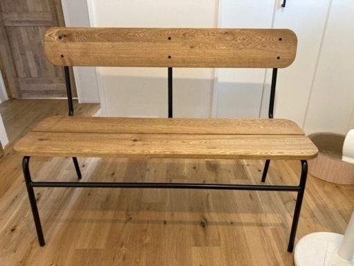 【取引中】ダイニングベンチ【定価40000円以上未使用】