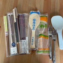 箸、しゃもじ、フォーク等9点　0えん