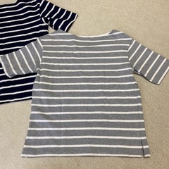 ユニクロ　ボーダーシャツの画像