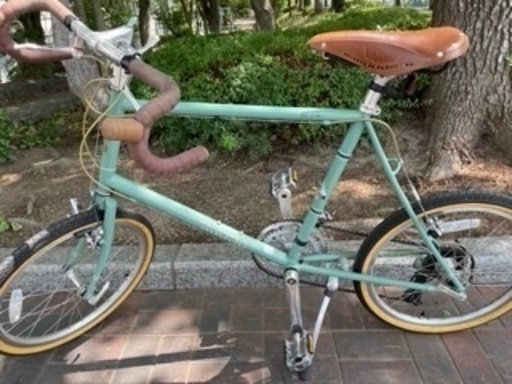 【BRUNO】ミニベロ ロードバイク 20インチ Rust Green