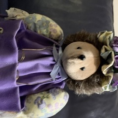 ハリネズミおばあちゃんのソーイング人形の画像