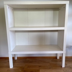 IKEA 棚　木製の画像