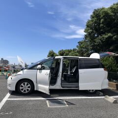 お値下 エスティマH18年式 フリップダウンモニター付き 250000の画像