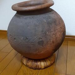 【値下げ】素焼きの壺