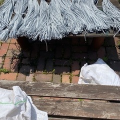 仮設足場　シート　紐