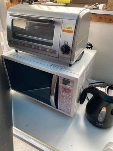 1人暮らし　【オススメ】4点セット　北九州　電子レンジ　炊飯器　トースター　ケトル