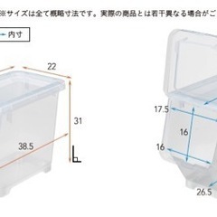 カインズ　キャリコSサイズ　2個セットの画像