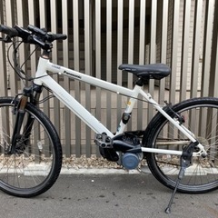 (バッテリー新品)パナソニック6段変速電動アシストマウンテンバイク