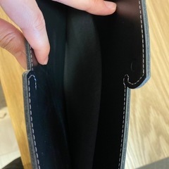 ドキュメントフォルダ 革製の画像