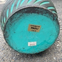 Ceramich Paoli PAORI イタリア製　傘立て　壺　陶器　花瓶　オブジェの画像