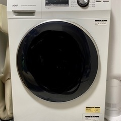 最終値下げ⭐︎ (美品)ドラム式洗濯機　AQW-FV800E（W）
