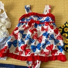 子供　水着3種類　ラッシュガードの画像