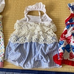 子供　水着3種類　ラッシュガードの画像