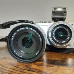 【値下げ】OLYMPUSデジタル一眼E-PL3ダブルズームキットの画像