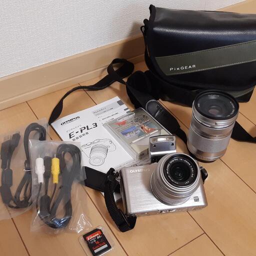 【値下げ】OLYMPUSデジタル一眼E-PL3ダブルズームキット