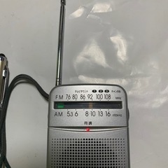 Panasonic、ＡＭ／ＦＭ／TVポータブルラジオの画像