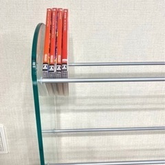 ☆ガラス張りのおしゃれなCD・DVDラック☆の画像
