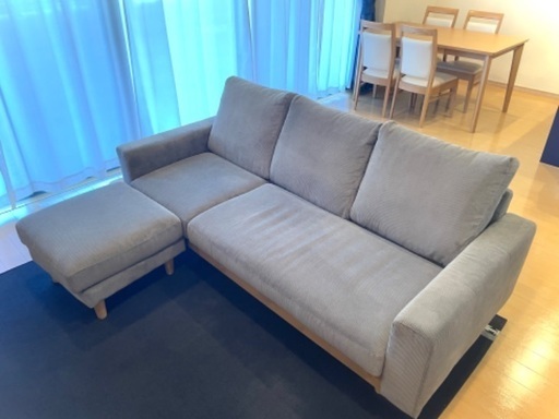 超美品＜3人掛けカウチソファ＞