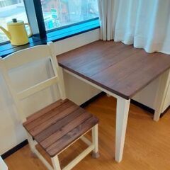一人用ダイニングテーブル＋椅子