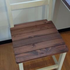 一人用ダイニングテーブル＋椅子の画像