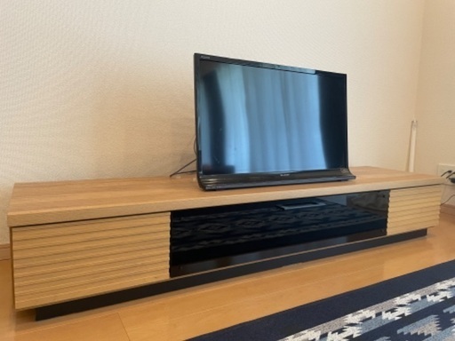 超美品＜天然木テレビ台＞