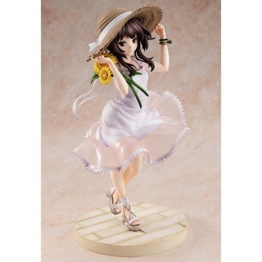 【新品未使用品】送料無料KADOKAWA 1/7めぐみんひまわりワンピースVer
