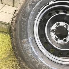 FJクルーザー　純正タイヤ　鉄チンの画像