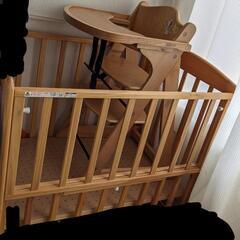 【決まりました】　KATOJI　ベビーベッド　ベビーチェア