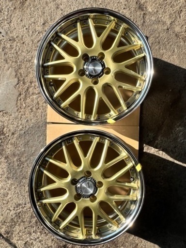 歪みアリにて格安１８インチアルミ２本！