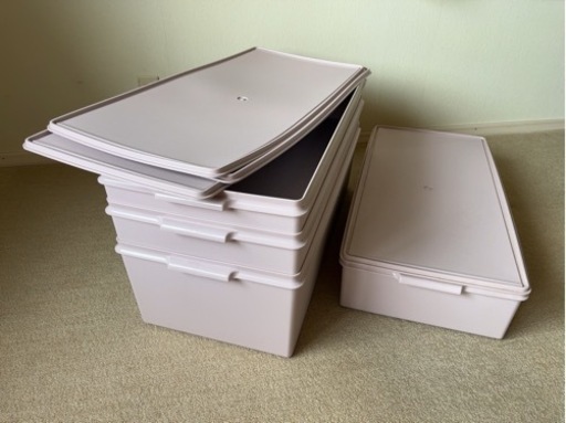 タッパーウエア　スーパーケース　ロング４個セット