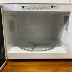 電子レンジ　ホワイト　綺麗の画像