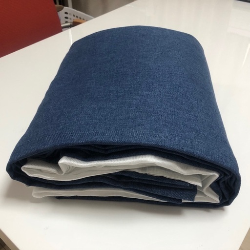 ジーンズ生地カーテン\u0026レース 100×200cm 4枚1組