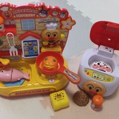 アンパンマンおままごと&おさんぽ&ディズニーマジカルバンド4点セット