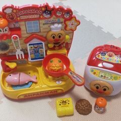 アンパンマンおままごと&おさんぽ&ディズニーマジカルバンド4点セットの画像