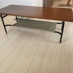 【最安値】ウニコ unico ロワ ROHR シリーズ 廃盤モデル カフェテーブル ウォールナット色×グレーの画像