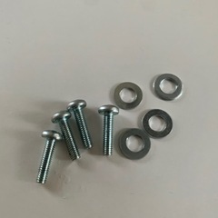 デュアルモニターアーム　ホワイト×グレーの画像