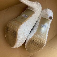 ウェディング ヒール パンプスの画像