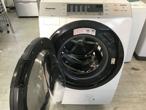 洗濯機の分解クリーニング行っています！配送設置込み パナソニック9.0Kドラム式洗濯乾燥機　2016年製　分解クリーニング済み！！