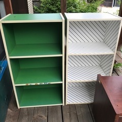 ★お譲り先決まりましたカラーボックスとテレビ台差し上げますの画像