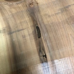 値下げ 大特価 特大 W242サイズ 無垢 一枚板ダイニングテーブル 近場無料配送有りの画像