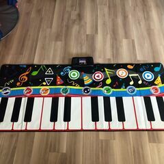 おもちゃ　キーボード　ピアノマット 手や足で弾く 180cm×7...