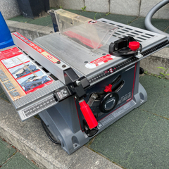 【中古品】木工用テーブルソー　ETS-10KN（藤原産業）