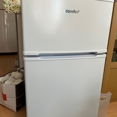 2ドア冷蔵庫　ほぼ未使用