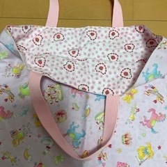 新品ハンドメイド　レッスンバック　シューズ入れの画像