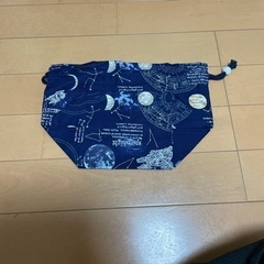 新品ハンドメイド　宇宙柄レッスンバックセットの画像
