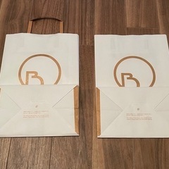 CRAFT BUTTERSWEETS クラフトバター ショップ紙袋 2枚ショッパー の画像