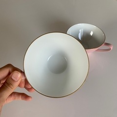 ビンテージコーヒーカップのセットの画像