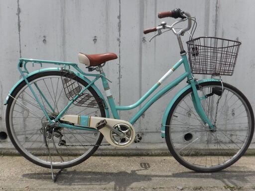 6段変速&LEDオートライト ママチャリ 中古自転車 430